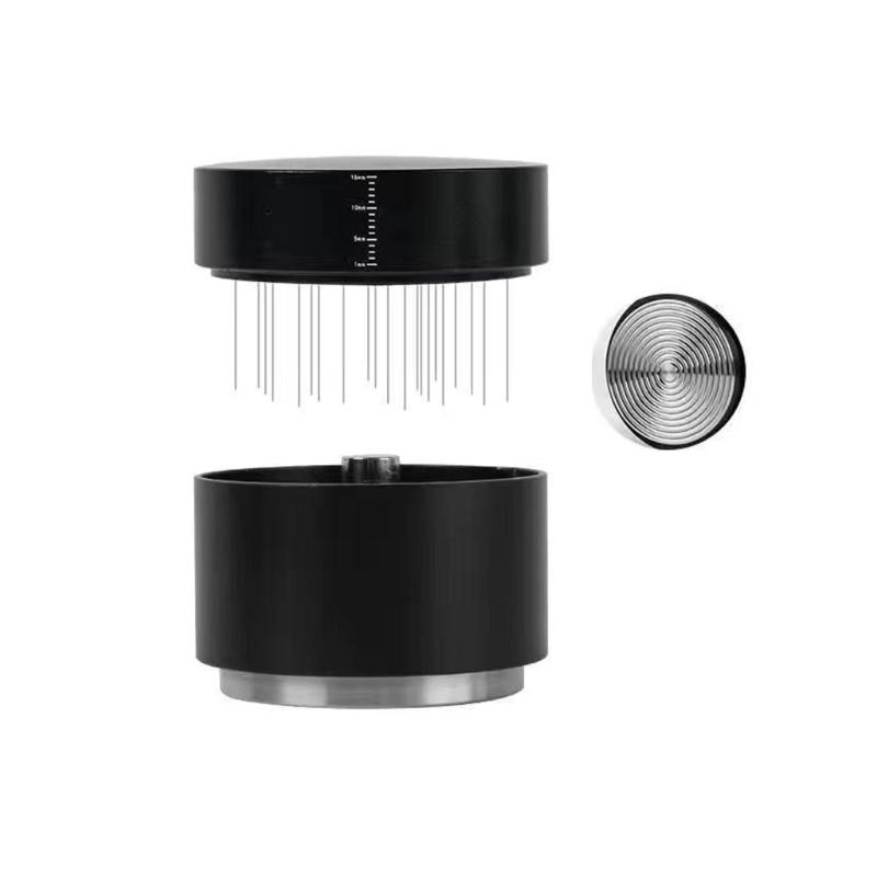 

Easy To Clean Espressos Distributor Tamper Set Multipurpose Coffee Press Tool For Newbies And Professionals 53