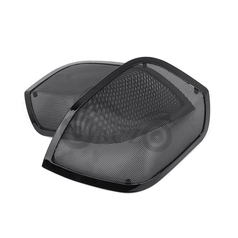 Black Horn and Audio Covers for Harley Big Glide (2014-2022) Side Boxes