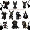 Xunkun Dark Animal Plush Toy With Five-pointed Star Elephant And Rabbit
