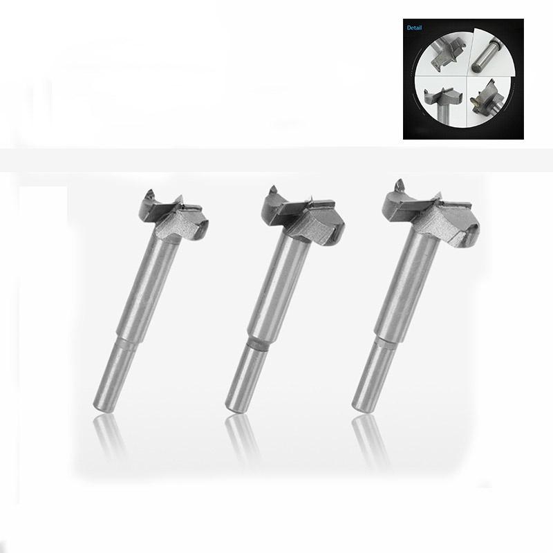 High-precision Forstner Wood Boring Hole Saw Auger Opener Triangular Cutter Tool Drill Bit For Smooth Drilling