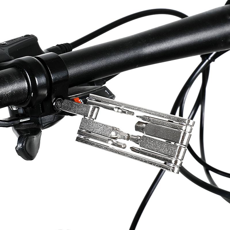 1Pc 8 In 1 Function Bike Tool Portable Cr-V Steel Hex Spoke Wrench Motorcycle Cycle Screwdriver Multi Bicycle Repair Tool