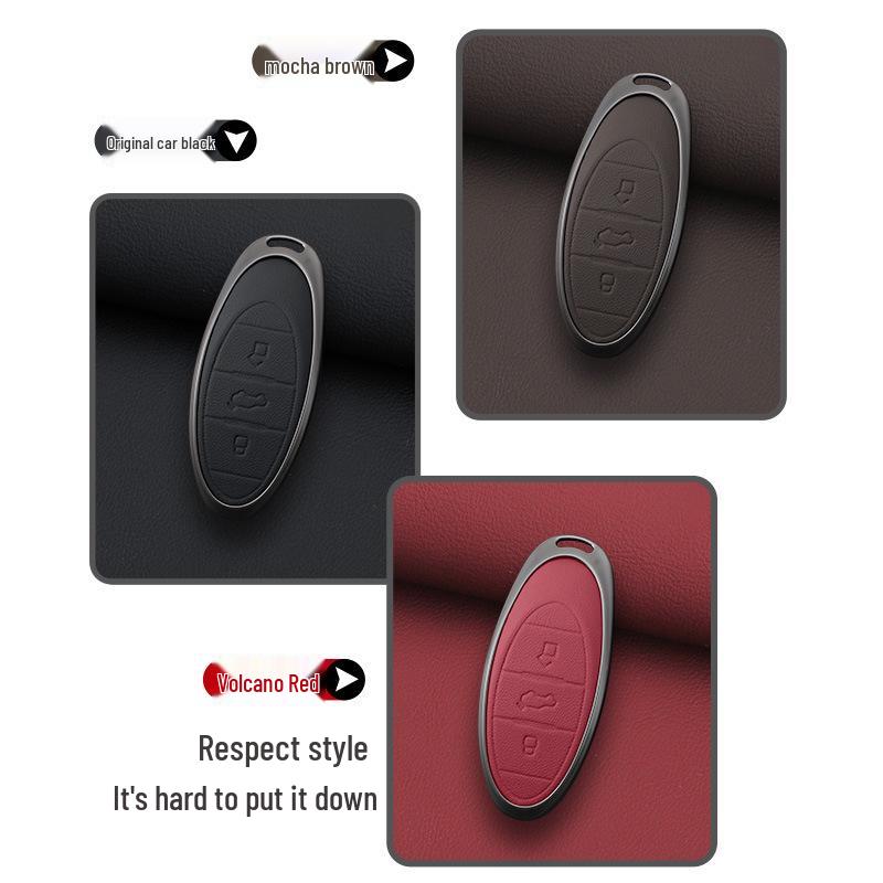 FAW Bestune T77/T99/B70 Car Key Case with Buckle, Full Wrap Shell for T55/T33, Unisex Design