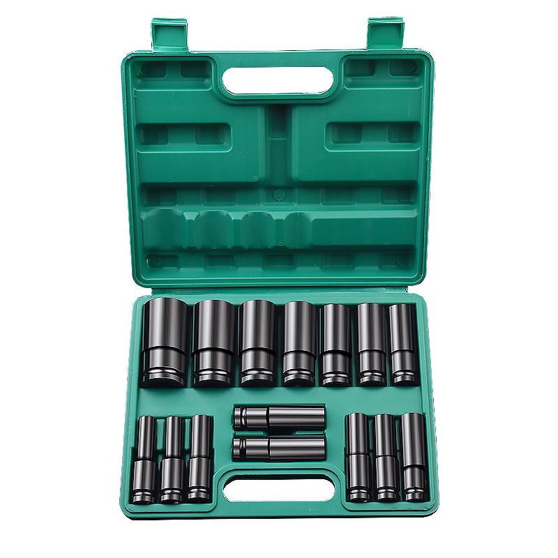 Extended Electric Hex Socket Hand Drill and Impact Wrench Tool Set