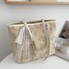 Large Capacity Beach Bag Handmade Tote Bag Single Shoulder Handbag  Shopping
