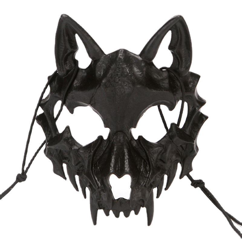Halloween Monster Masks: Dragon, Tiger, Werewolf, Skeleton, Ghost.