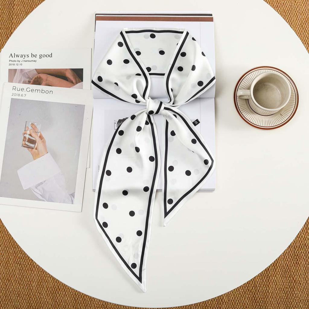 Trendy Silk-Like Ribbon Headband & Scarf: Multi-functional Hair Tie, Headscarf, Waistband - Hot Fashion Item