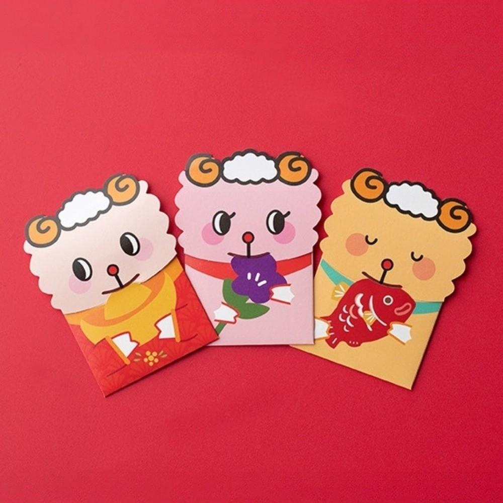 Chinese Style 2027 New Year Red Packet Cartoon Hongbao Creative Lucky Red Pocket Celebration Party