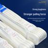 White Flat Lifting Sling -  2, 3, 5 Ton Capacities - Industrial Crane Fabric Hoist Rope