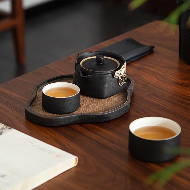 Edenus Ceramic Portable Travel Tea Set