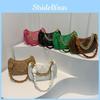 2024 Spring New Fashion Street Style Pu Shoulder Bag Women's Wholesale High-end Diamond Chain Underarm Bag