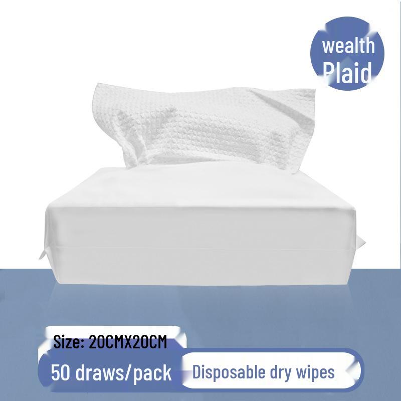Cross-Border Baby Thick Disposable Cotton Face Towels - Soft, No Print, Pull-out Design
