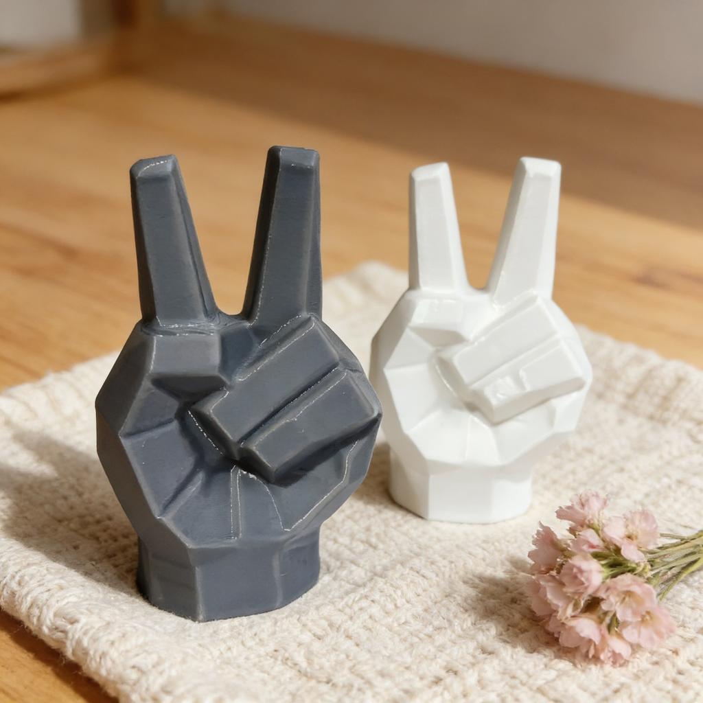 Biye's Gesture Statue Ornaments, Gesture Abstract Sculptures, Inspiring Abstract Art, Symbolizing Successful Home Decoration