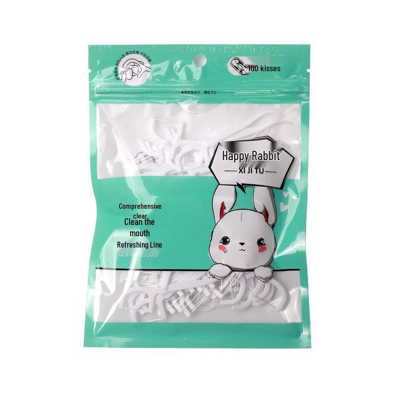 Portable Ultra-Fine High-Tensile Floss Sticks for Daily Oral Care