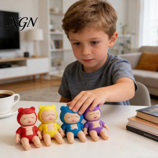 Relaxation Hand Toy Decompression Stress Relief Squeeze Ball Soft TPR Anxiety Reliever for Adults Kids Birthday Christmas Gift Venting