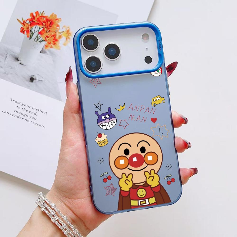 Anime A-Anpanmans Cute Phone Case For iPhone 17 16 15 14 13 12 11 Pro Max Air Matte Laser Aurora Shockproof Funda