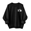 Women's Halloween Print Neck Pullover Sweatshirt Trendy Casual Fall Fashion