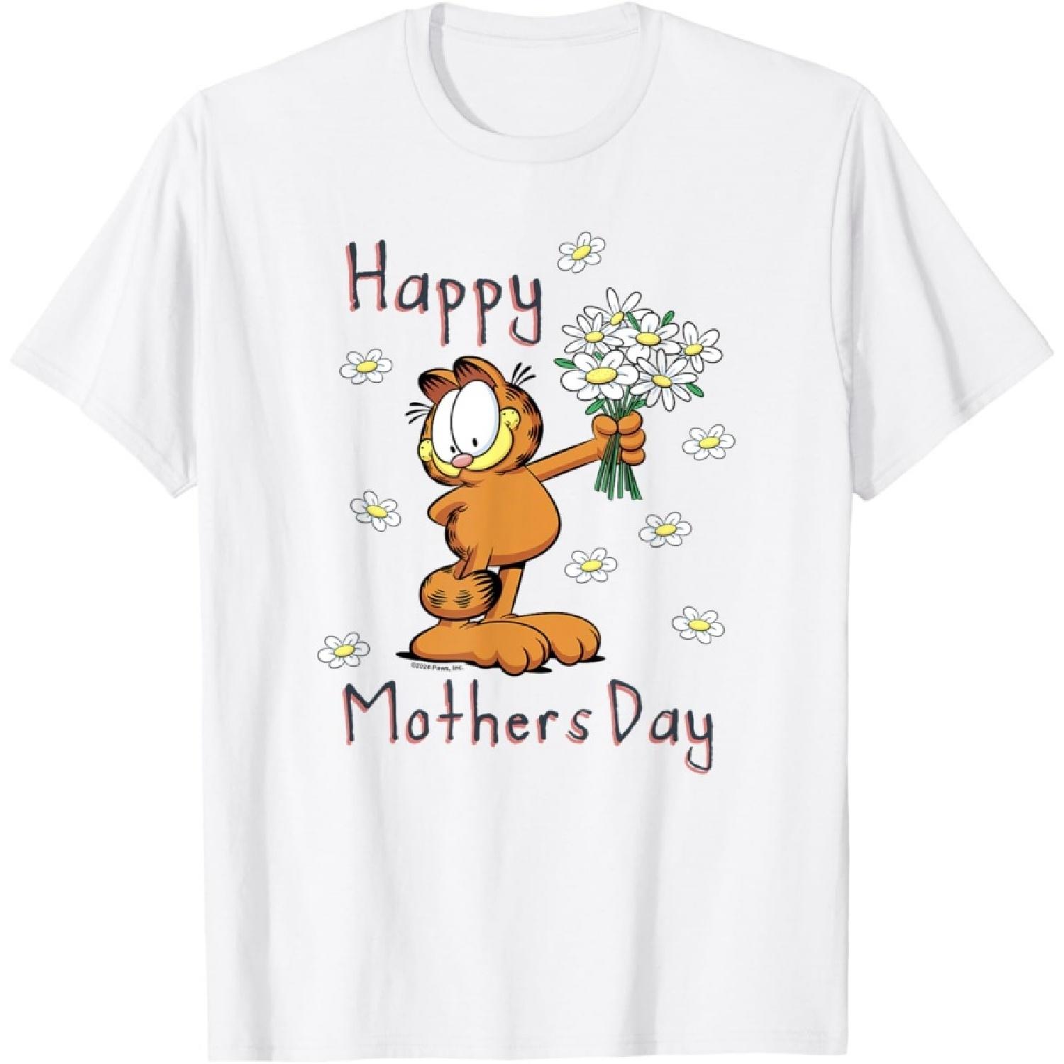 Garfield Happy Mother s Day T-Shirt XXXXXL белый
