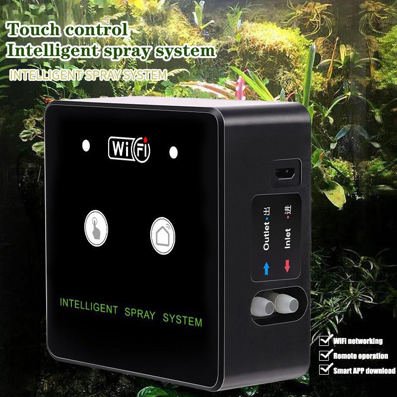 WiFi Control Automatic Mist Rainforest Timing Spray System Kit Irrigation Timer Reptile Humidifier Rainforest Sprayer
