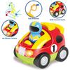 Cartoon RC Remote Control Cars for Toddlers Radio Control Toy with Driver Doll for Baby RC Race Car Toys Gifts for Boys & Girls