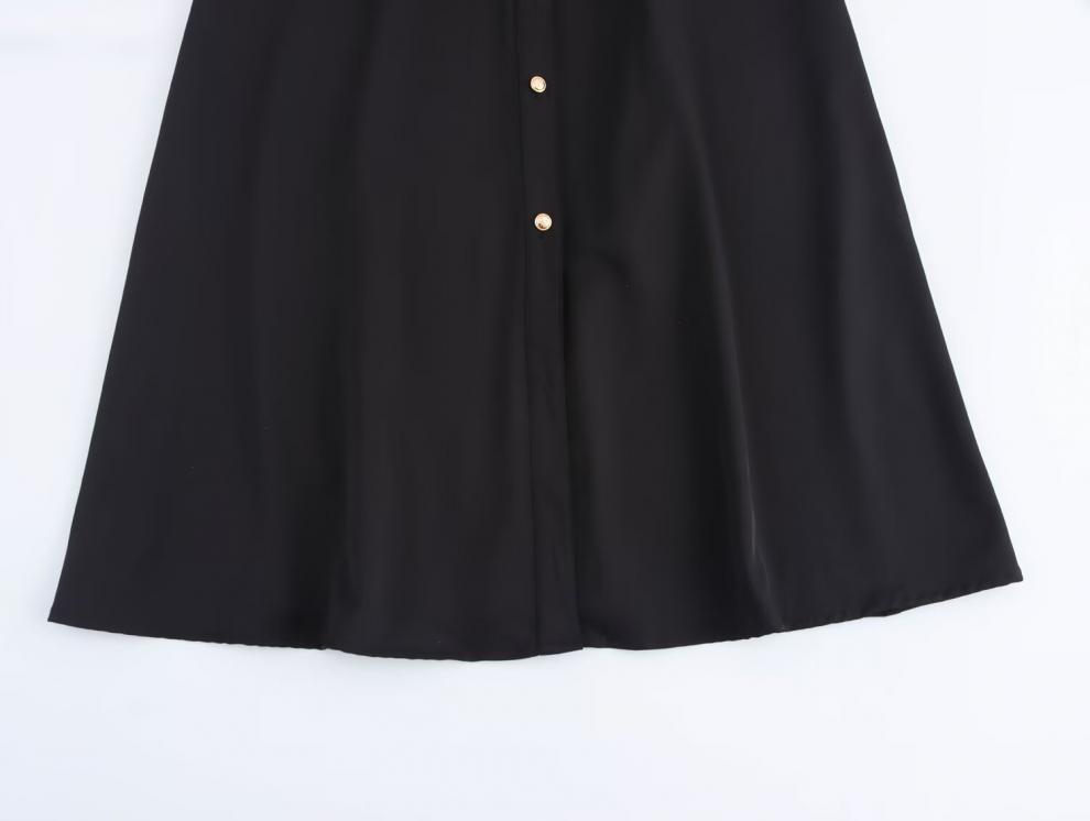 European & American High Street Style Women's Belted Midi Dress - Winter Collection