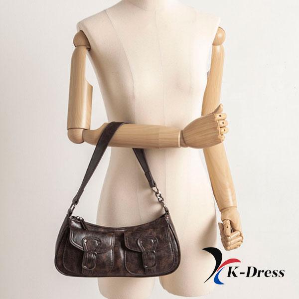 Vintage kožená kapesní crossbody taška přes rameno (3 barvy)