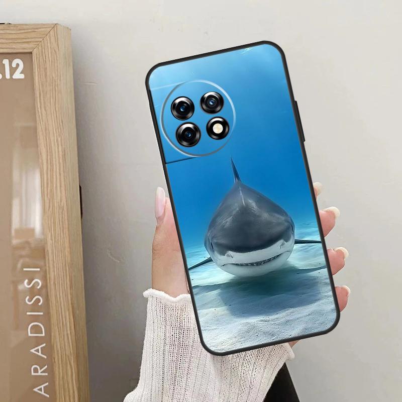 Shark Ocean Fish Case For OnePlus Nord CE 5 3 4 Lite N20 N30 OnePlus 13T 10T 8T 11 12 13 15 R 9 10 Pro Cover