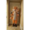 Inflatable Holiday Costume Cute Fox One-piece Party Inflatable Dress Up Halloween Christmas Funny Suit Cosplay Party Costume