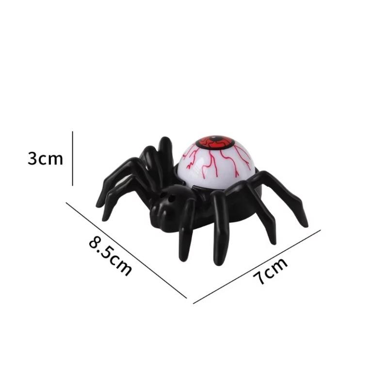 Halloween LED Eyeball Lights Creepy Spooky Glowing Pumpkin Candle Light Prop for Haunted House Indoor Party Decoration Supplies