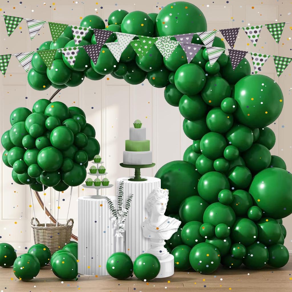 122PCS multi-color latex balloon set suitable for birthday parties, weddings, Valentine's Day party decoration