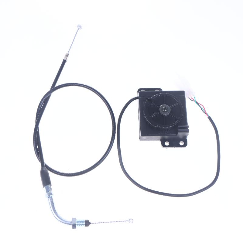 Electric Motorcycle Scooter Accelerator Unit With Cable Line Set For Universal Throttle Grips