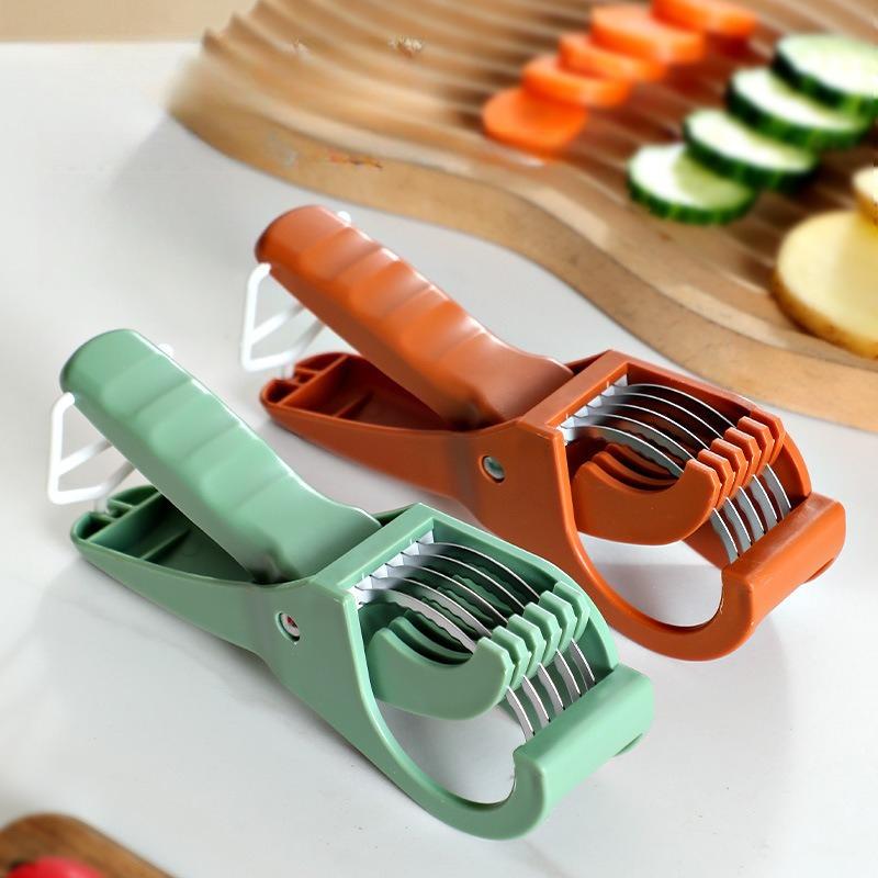 1PC Kitchen stainless steel vegetable slicer Vegetable salad fruit slicing cooking machine Multi functional vegetable slicer