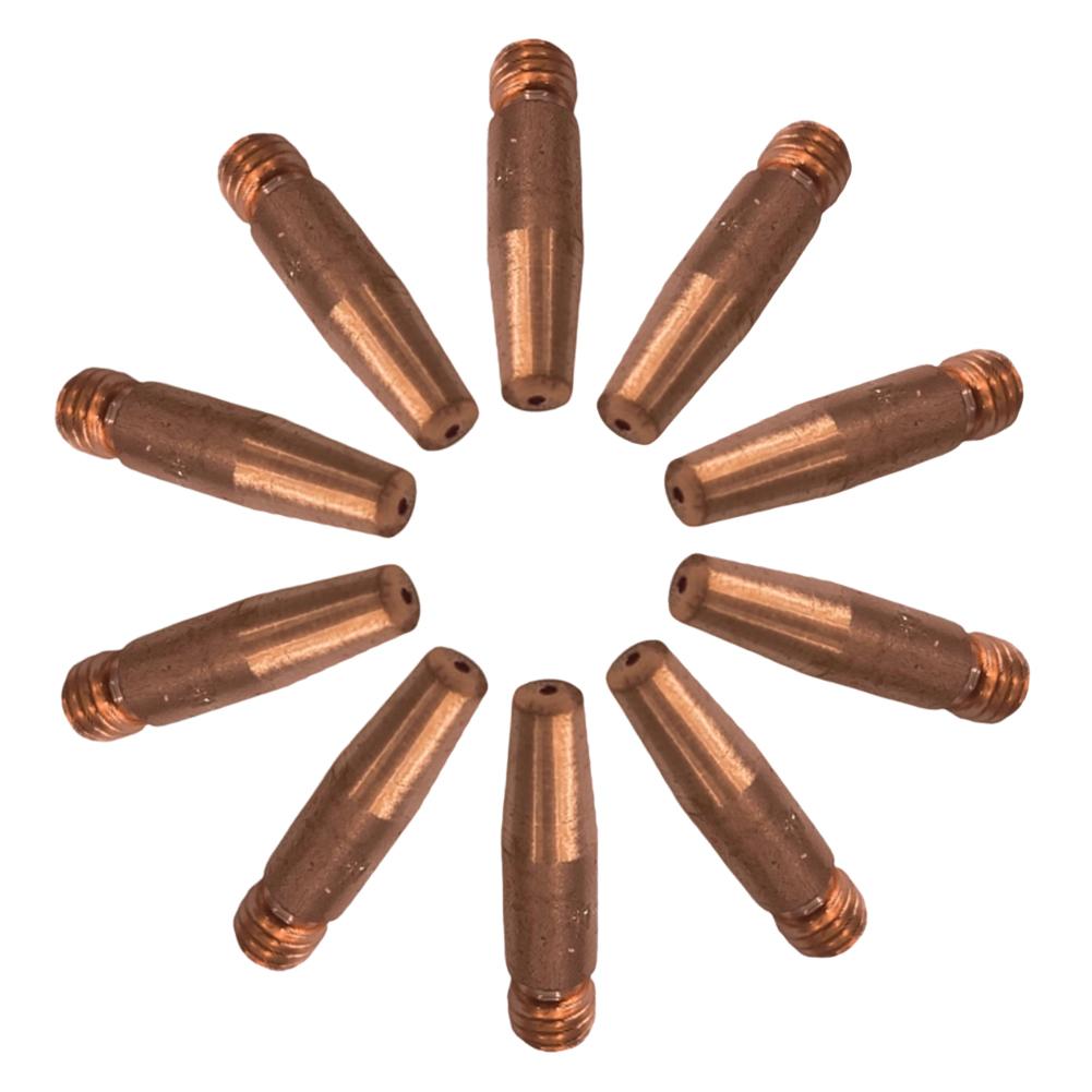 For MIG Welding MIG Welding Tips 11T Compatible Tips MIG Welding Gas Compatible Nozzle As The Picture Copper Alloy Material