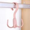 Rotating Hook Four-claw Multi-functional Wardrobe Bag Hook Plastic 4-claw Silk Scarf Tie Hook Storage Hanger, Hook