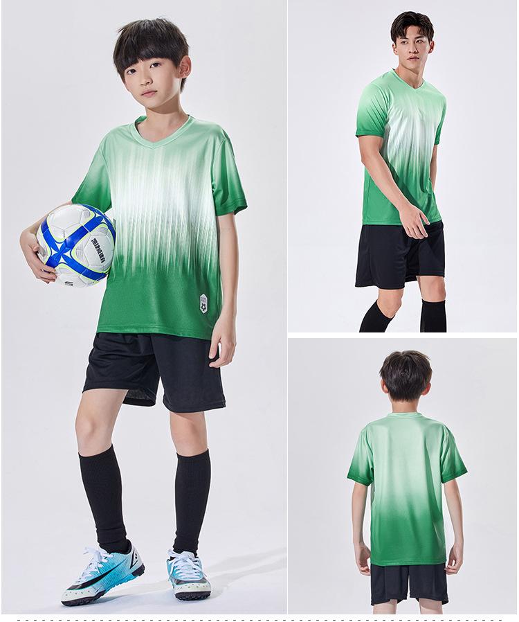 Children'S Football Suit Boys And Girls Adult Summer Game Sports Clothing Team Uniform Training Clothes Short Sleeve Jerseys