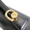 Louis Vuitton Epi Monceau Handbag Epi Leather Black Women M52792 Used