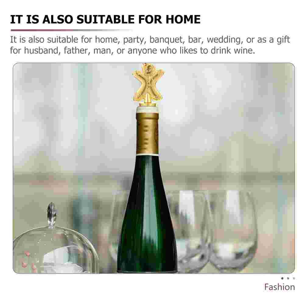 3 ks Vánoční korky Těsnící víko láhve Zátky Sada skříňky Zátky Nápoje ze slitiny zinku Opakovaně použitelný otvírák Nástěnný