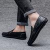 Fashion Men's Leather Casual Loafers Shoes Wedding Dress Shoes New Big Size Moccasins Shoes Suede Shoes High Quality Zapatos