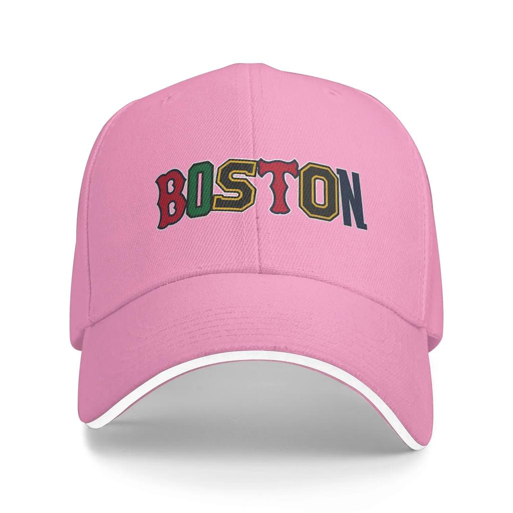 Kreslená Barevná Boston Slunce Baseballová Čepice Letní Design Potisk Trucker Čepice Pro Muže Dospělé Kpop Rock Snapback Čepice