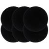 Placemats 6 Pcs Plain 38 Cm Round Cotton