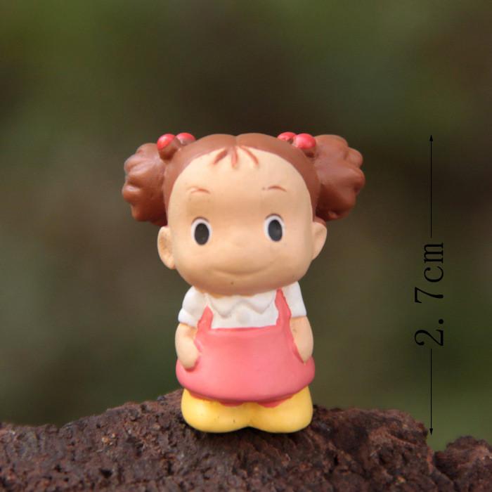 

My Neighbor Totoro And Mei Resin Animation Figures Decorative For Holiday Gift Small Feather