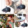 Adorable Moodeng Christmas Hippo Ornament Cartoon Resin Tree Decoration Gift