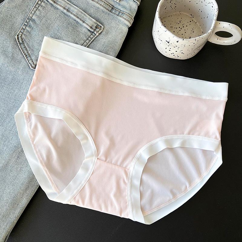 Sommer Eis Seide Nahtlos Nude Gefühl Atmungsaktiv Schnelltrocknend Dünn Damen Shorts