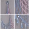 Toy Hammocks Creative Wall Corner Hanging Storage Net Organizer Minimalist Style Woven Cotton Rope Storage Mesh Hammock