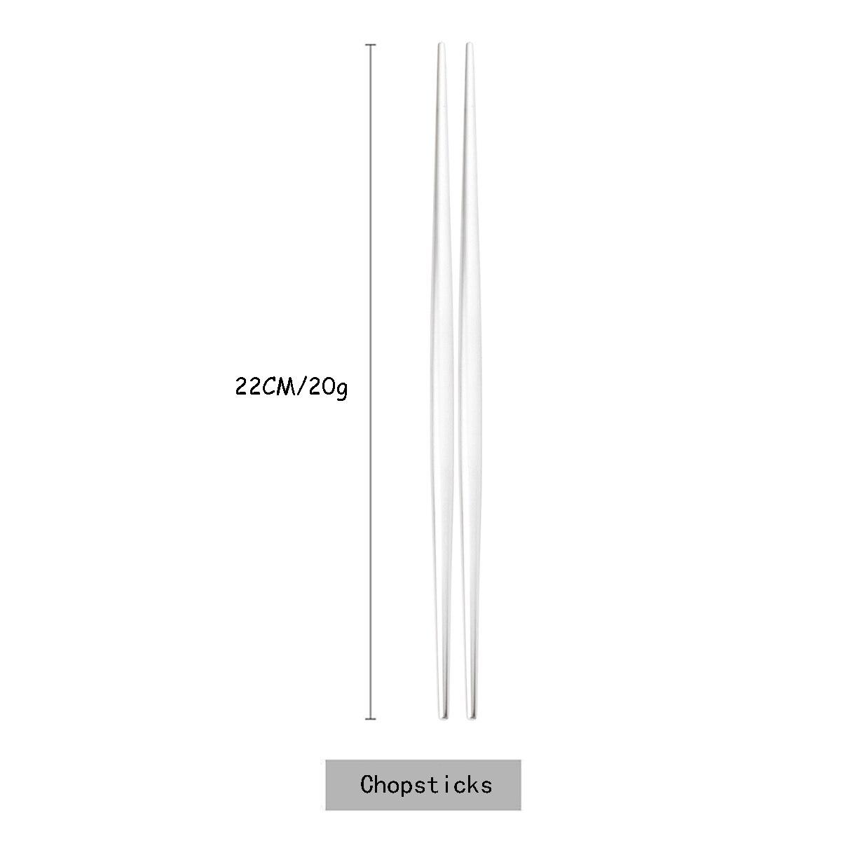 

1 пара палочек для еды из нержавеющей стали 304, многоразовые серебряные палочки для еды, противоожоговая посуда, Золотая металлическая посуда, палочки для еды для суши серебряный