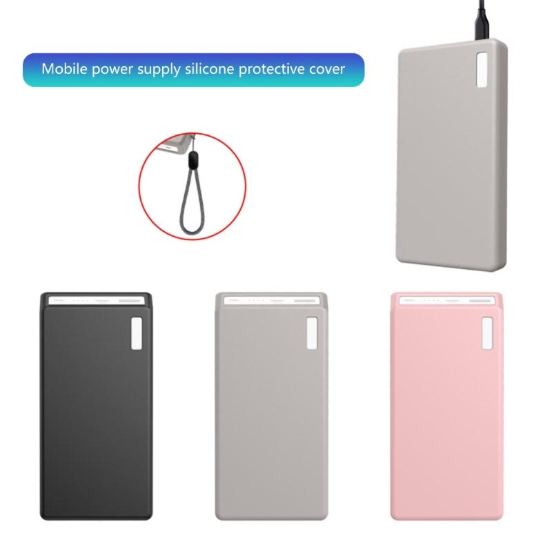 Precise Fit Silicone Cover Design for 12000mAh 66W Powerbank Shell Sleeves Ensuring Secure Holding Without Tools