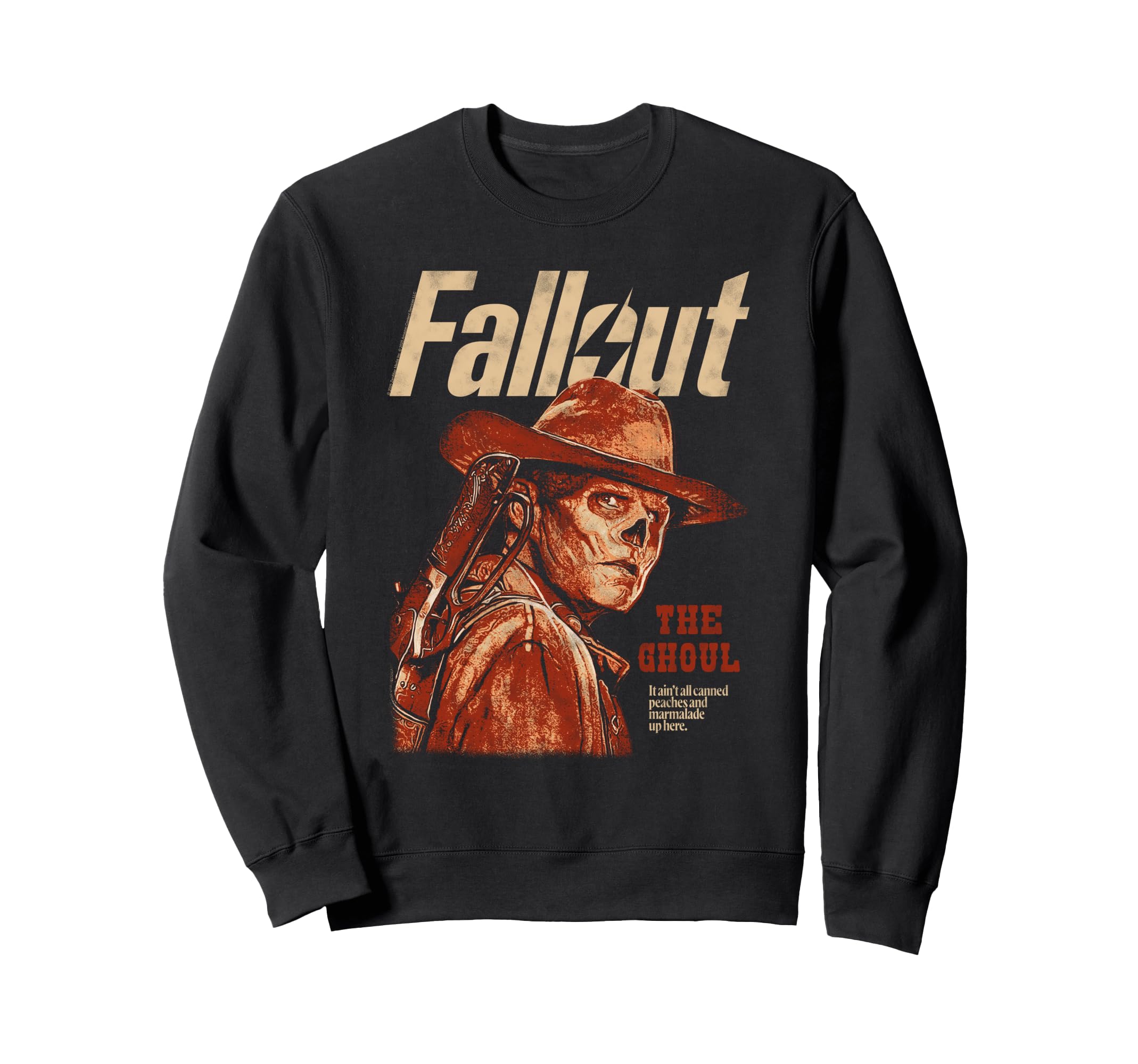 Свитшот с силуэтным портретом Гуля из Fallout, ТВ-шоу