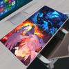 Mouse Pad Anime Gaming PPokemon Zekrom Reshiram Mousepad Laptop Gamer Computer Accessories Nonslip Rubber Keyboard Desk Mat