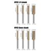 Straight Bit 1/4inch Woodworking Slot Milling 3 Flute Long Router Bit Tool Slotting End Mill Cutter Board
