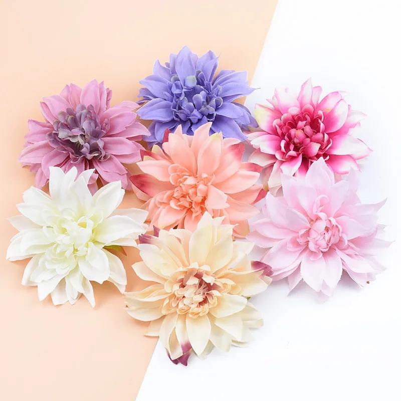 

100pcs 10CM Silk Gerbera Christmas Home Decoration Wedding Diy Brooch Scrapbooking Festival Gifts Headwear Photo Props Candy Box 30 pieces