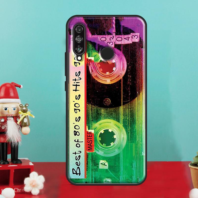 90s Retro Cassette Tape For Huawei Nova Y70 Y90 Y60 Y72 Y61 Y91 12s 12i 11i 7i 8i 9 10 SE P60 Pro P30 P40 Lite Case